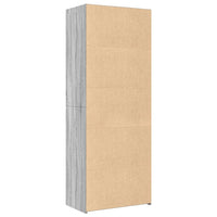 Thumbnail for Highboard Grau Sonoma 70x41x185 cm Holzwerkstoff