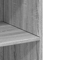 Thumbnail for Highboard Grau Sonoma 70x41x185 cm Holzwerkstoff