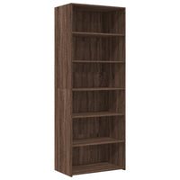 Thumbnail for Highboard Braun Eichen-Optik 70x41x185 cm Holzwerkstoff
