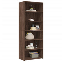 Thumbnail for Highboard Braun Eichen-Optik 70x41x185 cm Holzwerkstoff