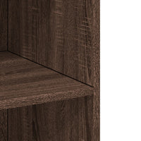 Thumbnail for Highboard Braun Eichen-Optik 70x41x185 cm Holzwerkstoff