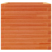 Thumbnail for Pflanzkübel Wachsbraun 50x50x45,5 cm Massivholz Kiefer
