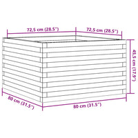 Thumbnail for Pflanzkübel 80x80x45,5 cm Kiefernholz Imprägniert