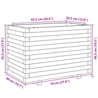 Thumbnail for Pflanzkübel 70x40x49,5 cm Kiefernholz Imprägniert