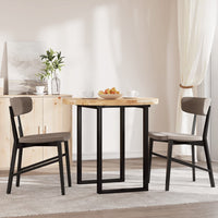 Thumbnail for Tischplatte Rund Ø80x4 cm Massivholz Akazie