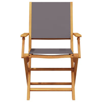 Thumbnail for 3-tlg. Bistro-Set Anthrazit Stoff und Massivholz