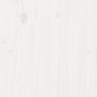 Thumbnail for Pflanzkübel Weiß 50x50x46 cm Massivholz Kiefer