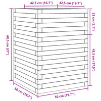 Thumbnail for Pflanzkübel 50x50x68,5 cm Kiefernholz Imprägniert