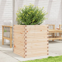 Thumbnail for Pflanzkübel 60x60x68,5 cm Massivholz Kiefer