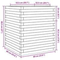 Thumbnail for Pflanzkübel 60x60x68,5 cm Kiefernholz Imprägniert