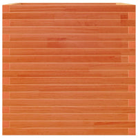 Thumbnail for Pflanzkübel Wachsbraun 70x70x68,5 cm Massivholz Kiefer