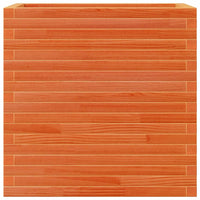 Thumbnail for Pflanzkübel Wachsbraun 70x40x68,5 cm Massivholz Kiefer