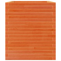 Thumbnail for Pflanzkübel Wachsbraun 90x60x68,5 cm Massivholz Kiefer