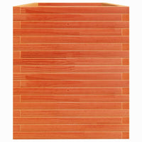 Thumbnail for Pflanzkübel Wachsbraun 110x60x68,5 cm Massivholz Kiefer