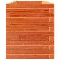Thumbnail for Pflanzkübel Wachsbraun 110x40x49,5 cm Massivholz Kiefer