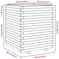 Thumbnail for Pflanzkübel 60x60x72,5 cm Kiefernholz Imprägniert