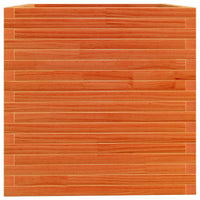 Thumbnail for Pflanzkübel Wachsbraun 70x70x72,5 cm Massivholz Kiefer