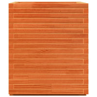 Thumbnail for Pflanzkübel Wachsbraun 90x60x72,5 cm Massivholz Kiefer