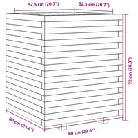 Thumbnail for Pflanzkübel 60x60x72 cm Massivholz Douglasie