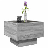 Thumbnail for Beistelltisch mit LED Grau Sonoma 40x40x30 cm Holzwerkstoff