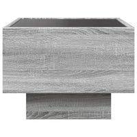 Thumbnail for Beistelltisch mit LED Grau Sonoma 40x40x30 cm Holzwerkstoff