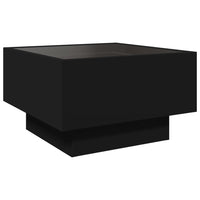 Thumbnail for LED-Couchtisch Schwarz 50x50x30 cm Holzwerkstoff