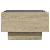 Thumbnail for LED-Couchtisch Sonoma Eiche 50x50x30 cm Holzwerkstoff