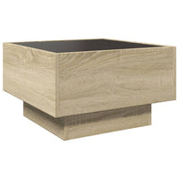 Thumbnail for LED-Couchtisch Sonoma Eiche 50x50x30 cm Holzwerkstoff