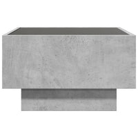 Thumbnail for LED-Couchtisch Betongrau 50x50x30 cm Holzwerkstoff