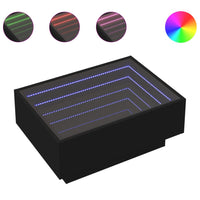 Thumbnail for LED-Couchtisch Schwarz 70x50x30 cm Holzwerkstoff