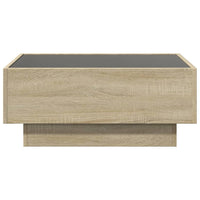 Thumbnail for LED-Couchtisch Sonoma Eiche 70x50x30 cm Holzwerkstoff