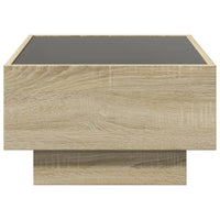 Thumbnail for LED-Couchtisch Sonoma Eiche 70x50x30 cm Holzwerkstoff