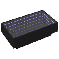 Thumbnail for LED-Couchtisch Schwarz 90x50x30 cm Holzwerkstoff