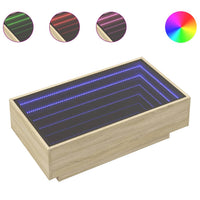 Thumbnail for LED-Couchtisch Sonoma Eiche 90x50x30 cm Holzwerkstoff