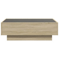 Thumbnail for LED-Couchtisch Sonoma Eiche 90x50x30 cm Holzwerkstoff