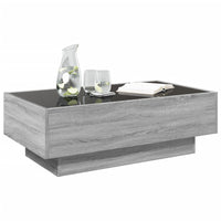 Thumbnail for LED-Couchtisch Grau Sonoma 90x50x30 cm Holzwerkstoff