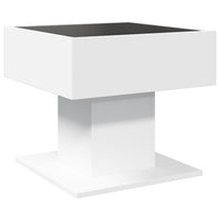 Thumbnail for LED-Couchtisch Weiß 50x50x45 cm Holzwerkstoff
