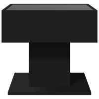 Thumbnail for LED-Couchtisch Schwarz 50x50x45 cm Holzwerkstoff