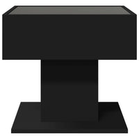 Thumbnail for LED-Couchtisch Schwarz 50x50x45 cm Holzwerkstoff