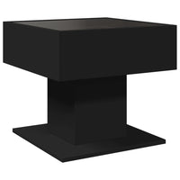 Thumbnail for LED-Couchtisch Schwarz 50x50x45 cm Holzwerkstoff