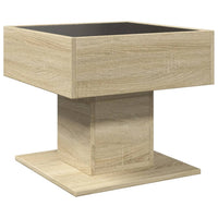 Thumbnail for LED-Couchtisch Sonoma Eiche 50x50x45 cm Holzwerkstoff