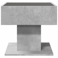 Thumbnail for LED-Couchtisch Betongrau 50x50x45 cm Holzwerkstoff