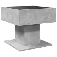 Thumbnail for LED-Couchtisch Betongrau 50x50x45 cm Holzwerkstoff