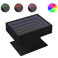 Thumbnail for LED-Couchtisch Schwarz 70x50x45 cm Holzwerkstoff