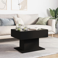 Thumbnail for LED-Couchtisch Schwarz 70x50x45 cm Holzwerkstoff