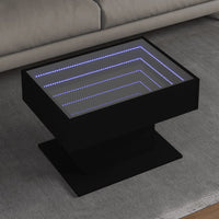 Thumbnail for LED-Couchtisch Schwarz 70x50x45 cm Holzwerkstoff