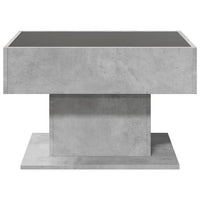 Thumbnail for LED-Couchtisch Betongrau 70x50x45 cm Holzwerkstoff
