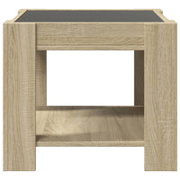 Thumbnail for LED-Couchtisch Sonoma Eiche 53x53x45 cm Holzwerkstoff