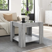 Thumbnail for LED-Couchtisch Grau Sonoma 53x53x45 cm Holzwerkstoff