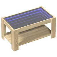 Thumbnail for LED-Couchtisch Sonoma Eiche 93x53x45 cm Holzwerkstoff